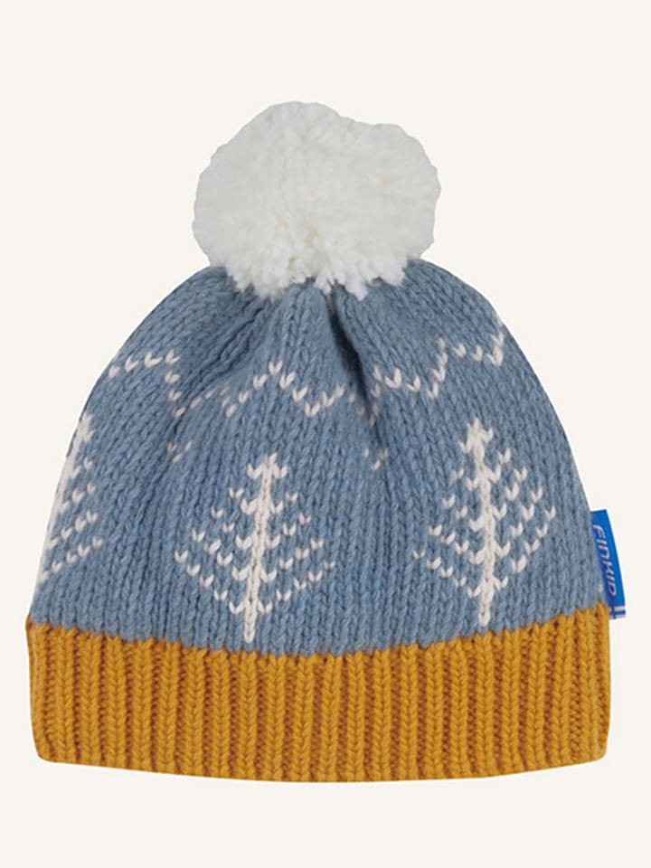 finkid Czapka "Peikko" w kolorze błękitnym rozmiar: 48-50 cm