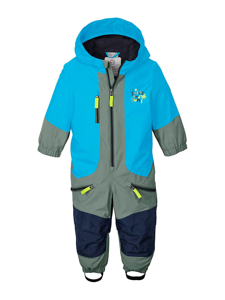 First Instinct by Killtec Kombinezon przeciwdeszczowy "First Instinct" w kolorze błękitno-oliwkowym rozmiar: 122/128