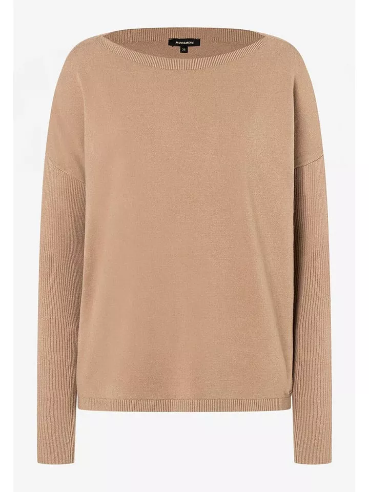 More & More Sweter w kolorze beżowym rozmiar: 34