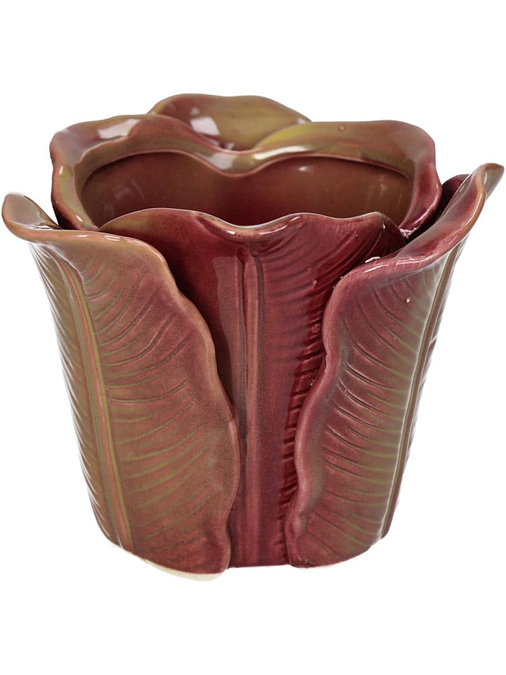 Kersten Doniczka "Cabbage" w kolorze jasnobrązowo-fioletowym - wys. 8,2 x Ø 10,8 cm rozmiar: onesize