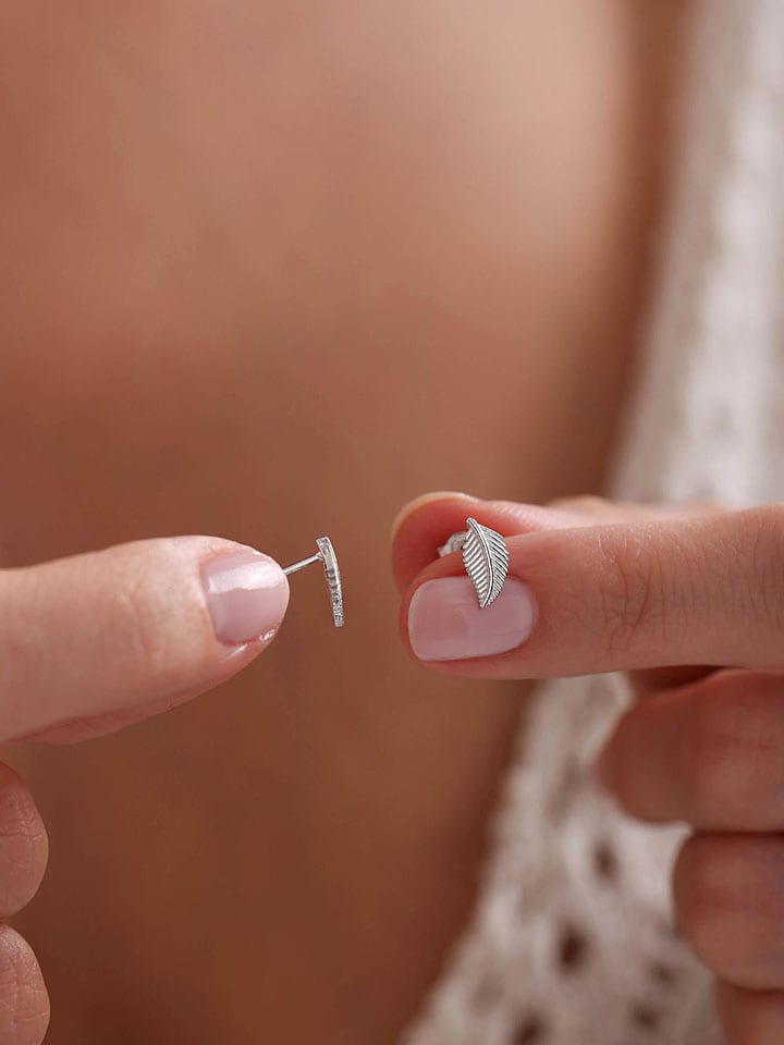 Heliophilia Srebrne kolczyki-wkrętki rozmiar: onesize