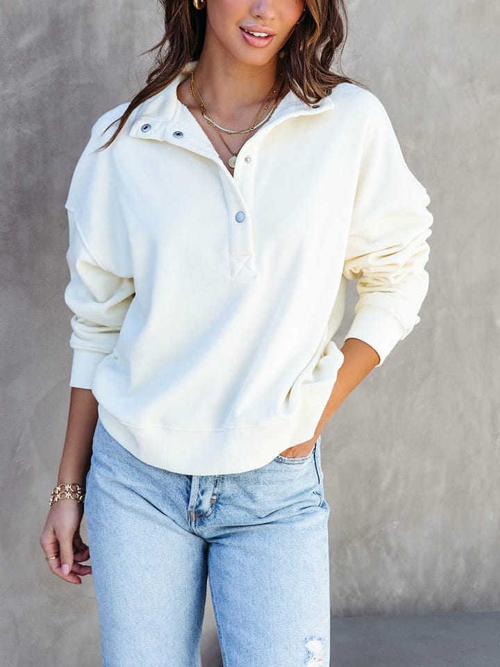 Milan Kiss Bluza w kolorze kremowym rozmiar: XL