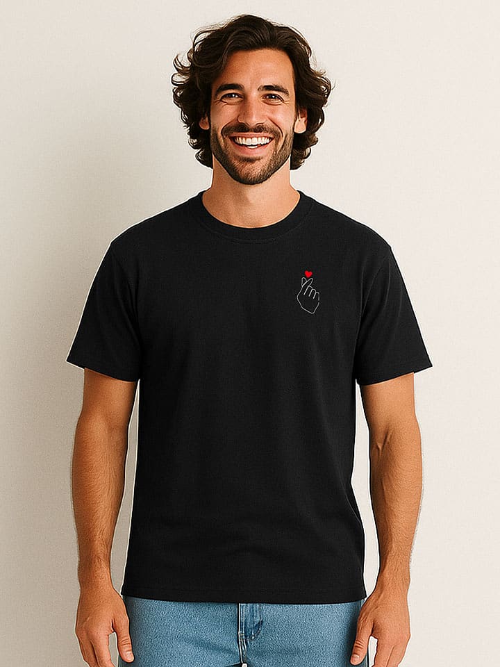 WOOOP Koszulka "K Love Cur" w kolorze czarnym rozmiar: XL