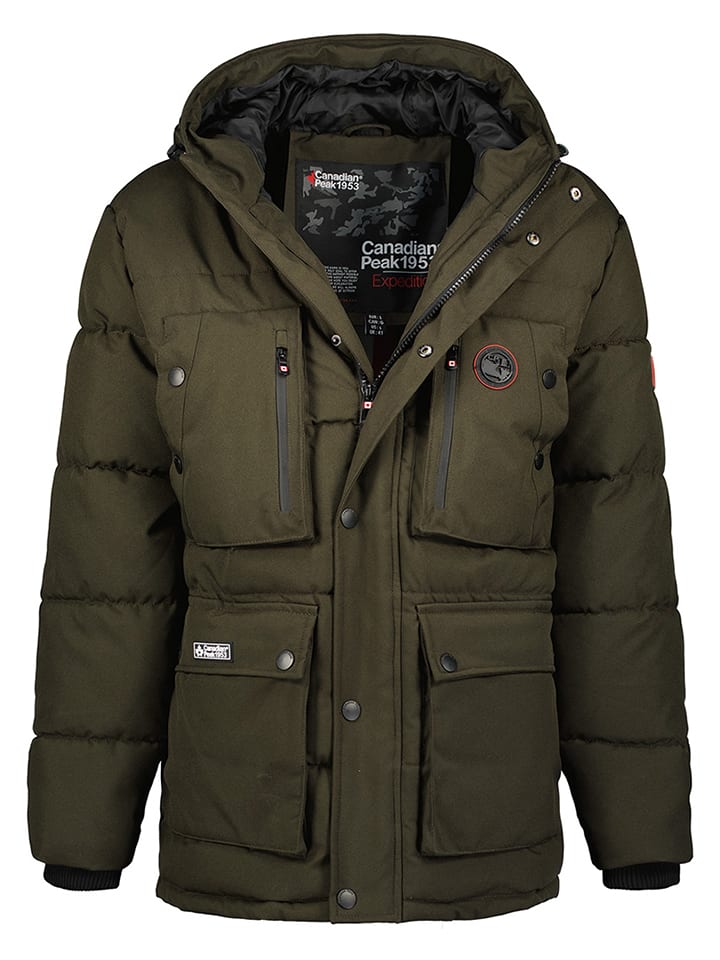 Canadian Peak Parka zimowa "Alberteak" w kolorze khaki rozmiar: 164