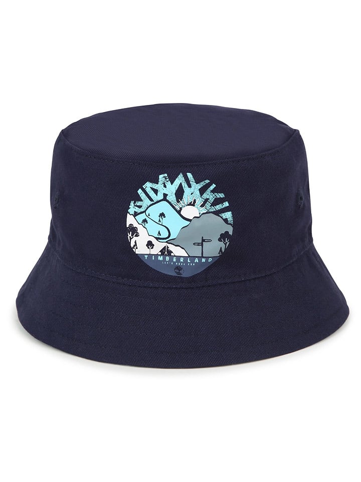 Timberland Dwustronny kapelusz w kolorze granatowo-błękitnym rozmiar: 48 cm