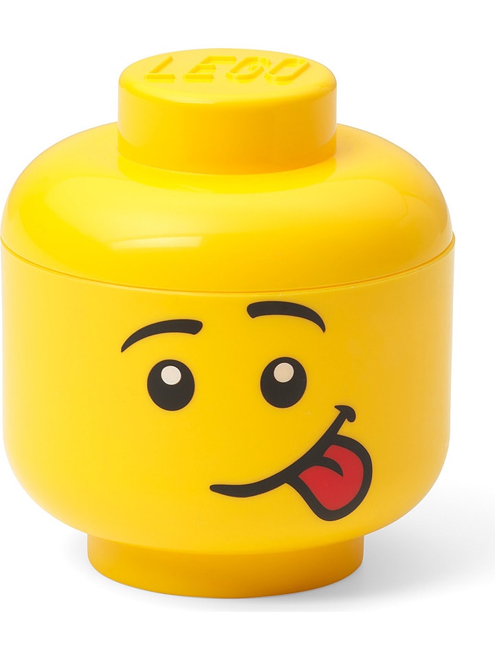 LEGO Pojemnik "Silly" w kolorze żółtym - wys. 11,5 x Ø 10,2 cm rozmiar: onesize