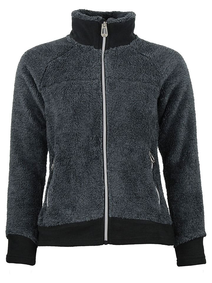 Peak Mountain Kurtka polarowa "Achef" w kolorze antracytowym rozmiar: M