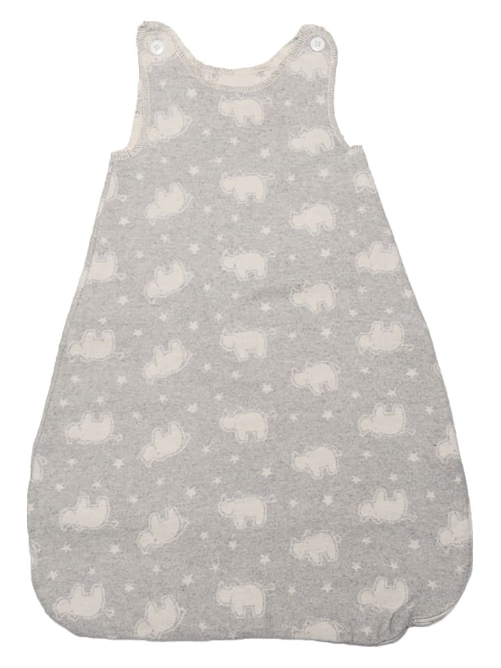 David Fussenegger Śpiworek flanelowy w kolorze szarym rozmiar: onesize