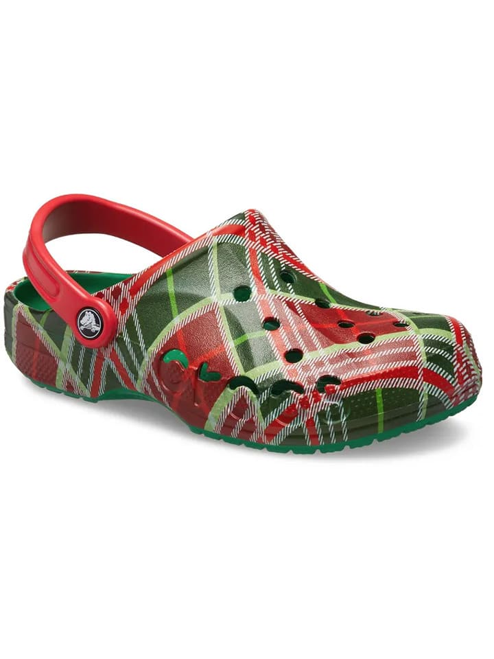 Crocs Chodaki "Baya Holiday" w kolorze zielono-czerwonym rozmiar: 20/21