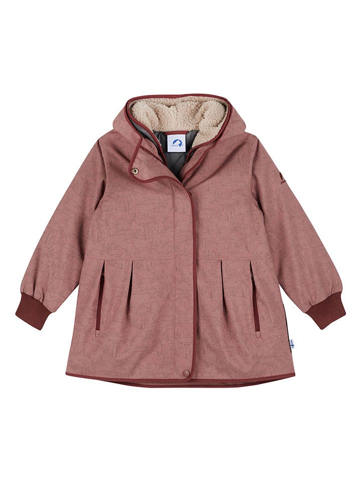 finkid Parka zimowa 3w1 "Nivala" w kolorze czerwonym rozmiar: 130/140