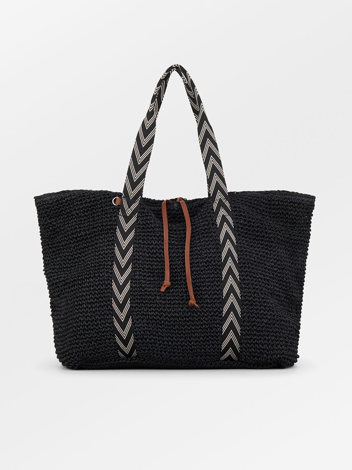 Becksöndergaard Shopper bag "Pheobe" w kolorze czarnym - 44 x 40 cm rozmiar: onesize