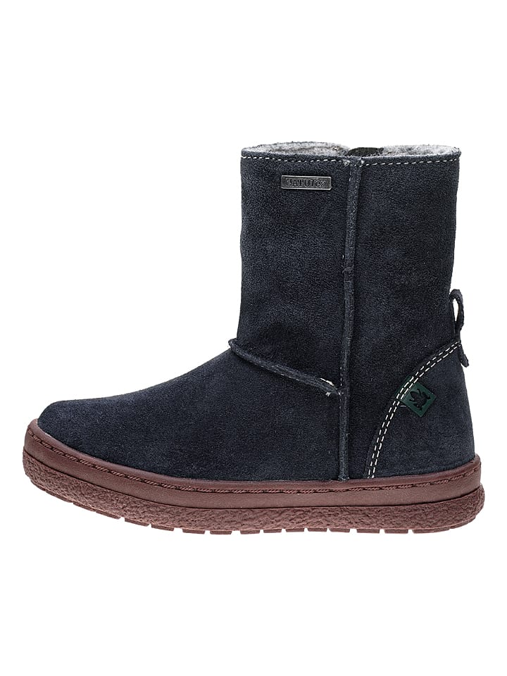 El Naturalista Skórzane kozaki zimowe w kolorze granatowym rozmiar: 34