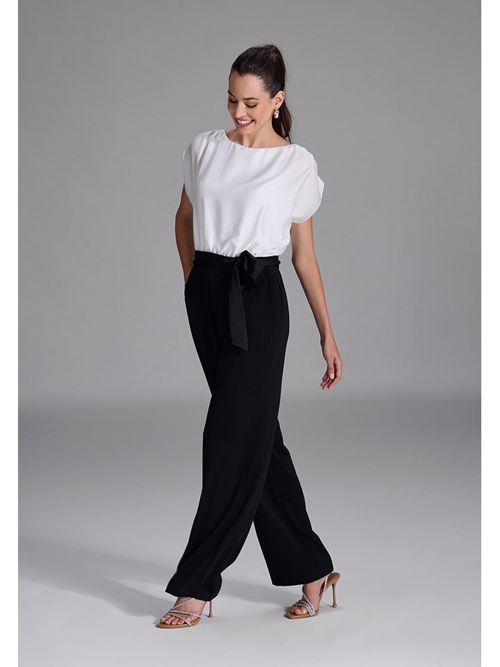 SWING Kombinezon w kolorze czarno-białym rozmiar: 44