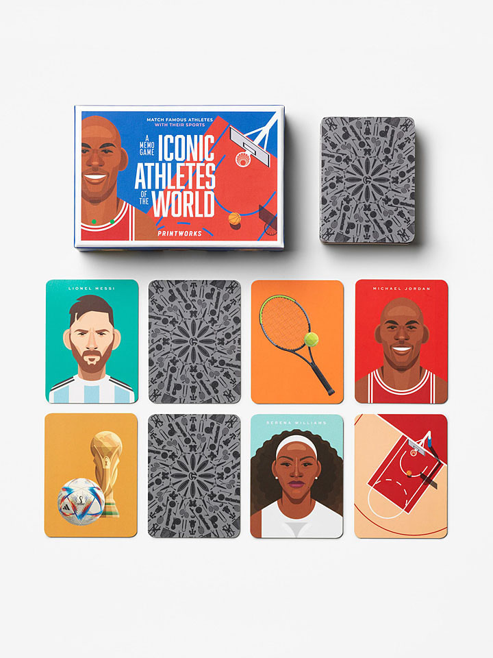 Printworks Gra pamięciowa "Iconic Athletes" - 12+ rozmiar: onesize