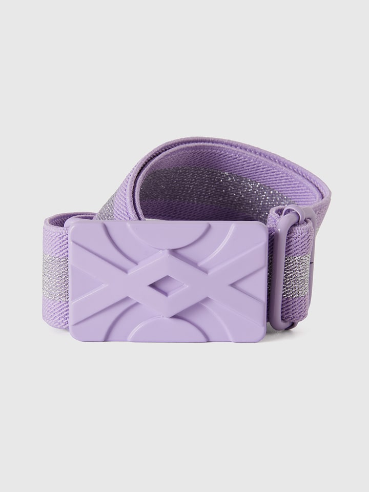 Benetton Pasek w kolorze fioletowo-srebrnym rozmiar: onesize