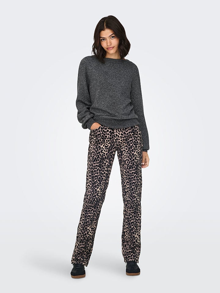 JDY Sweter "Rue" w kolorze ciemnoszarym rozmiar: XS