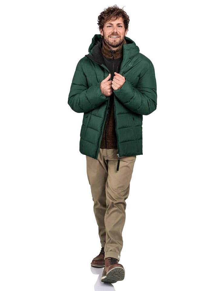 Schöffel Kurtka zimowa "Boslix" w kolorze ciemnozielonym rozmiar: 52