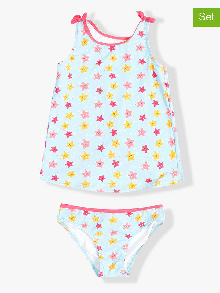 admas Tankini w kolorze błękitno-różowym rozmiar: 104