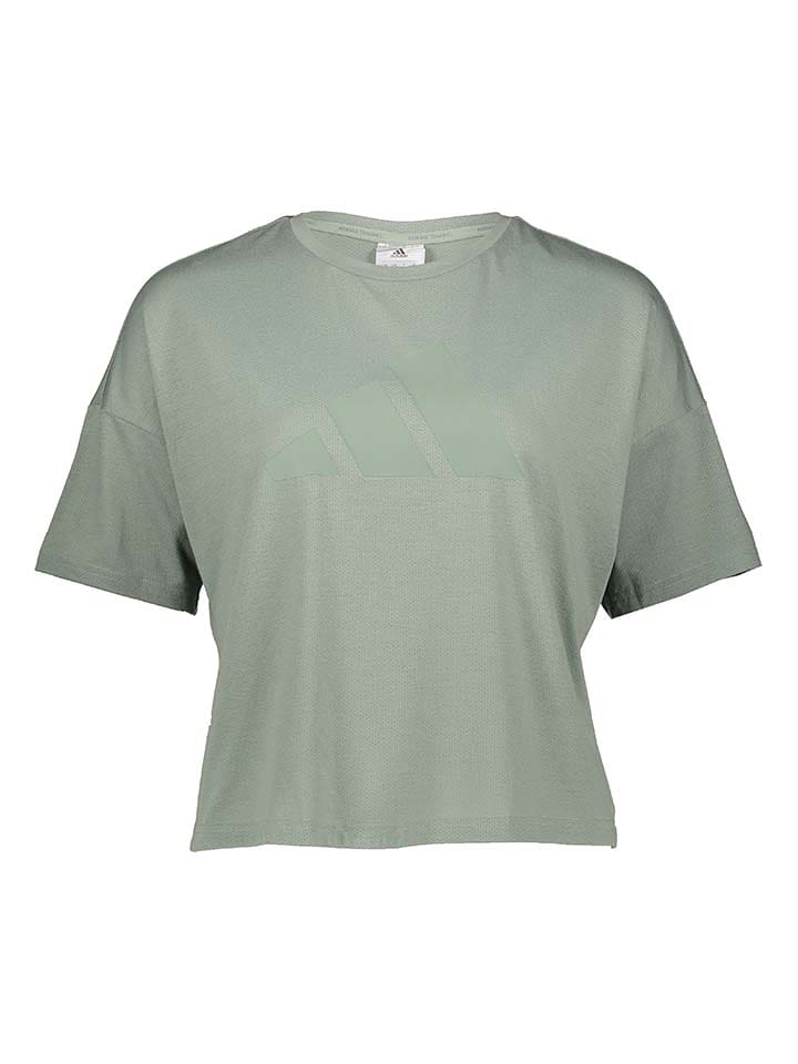 adidas Koszulka w kolorze khaki rozmiar: M