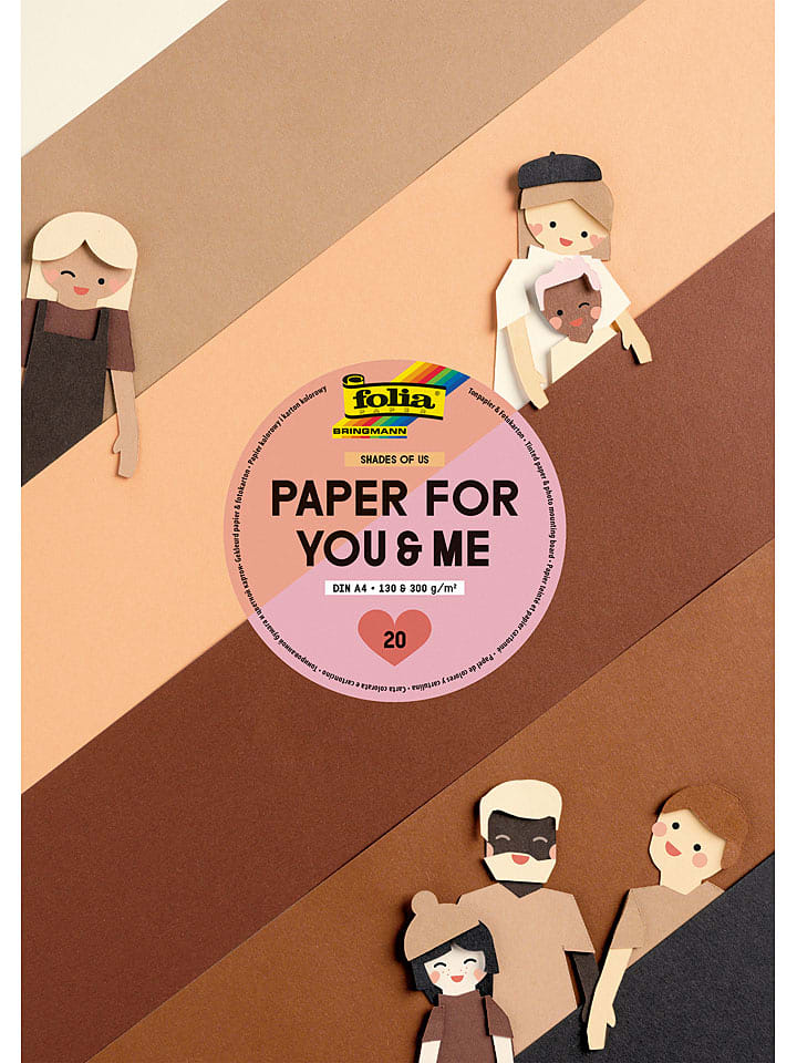 folia PAPER Papier konstrukcyjny - DIN A4 rozmiar: onesize