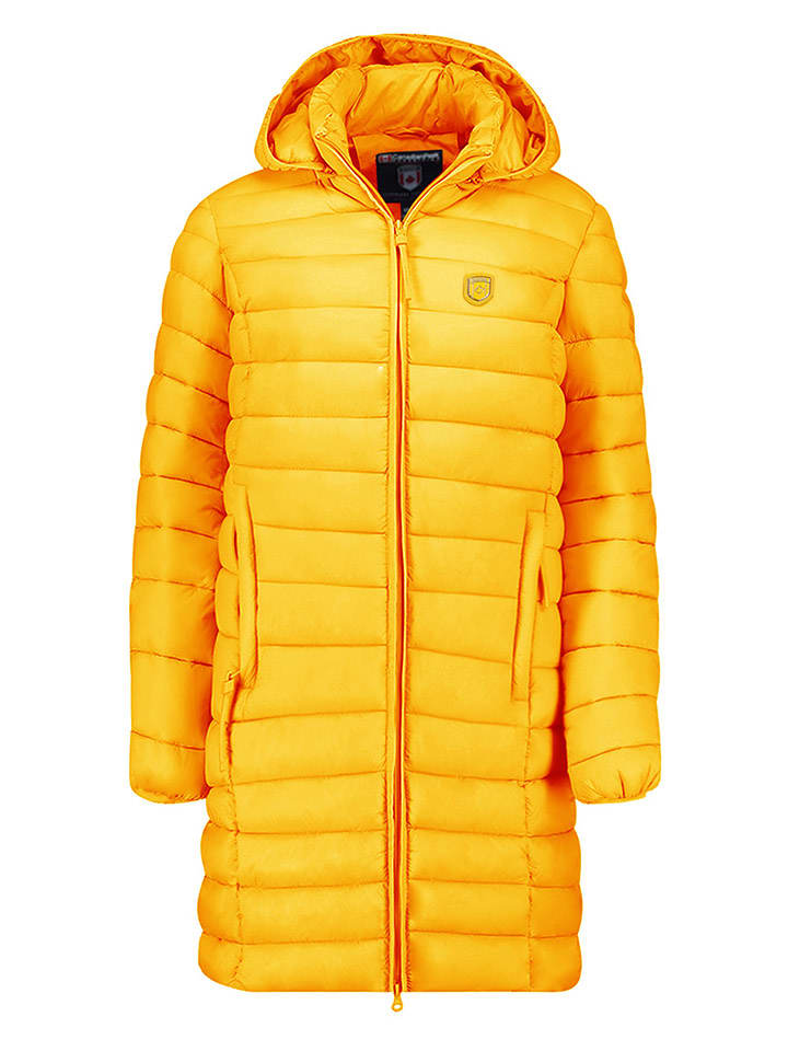 Canadian Peak Płaszcz pikowany "Akitaleak" w kolorze musztardowym rozmiar: XL