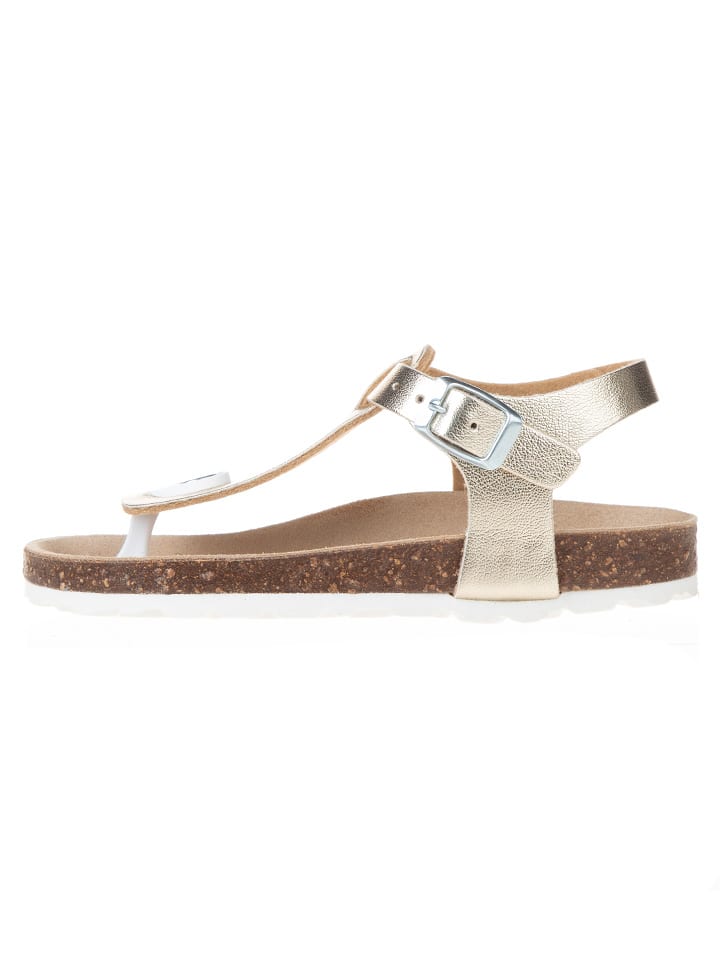 BIO PINGÜIN Sandały w kolorze złotym rozmiar: 30