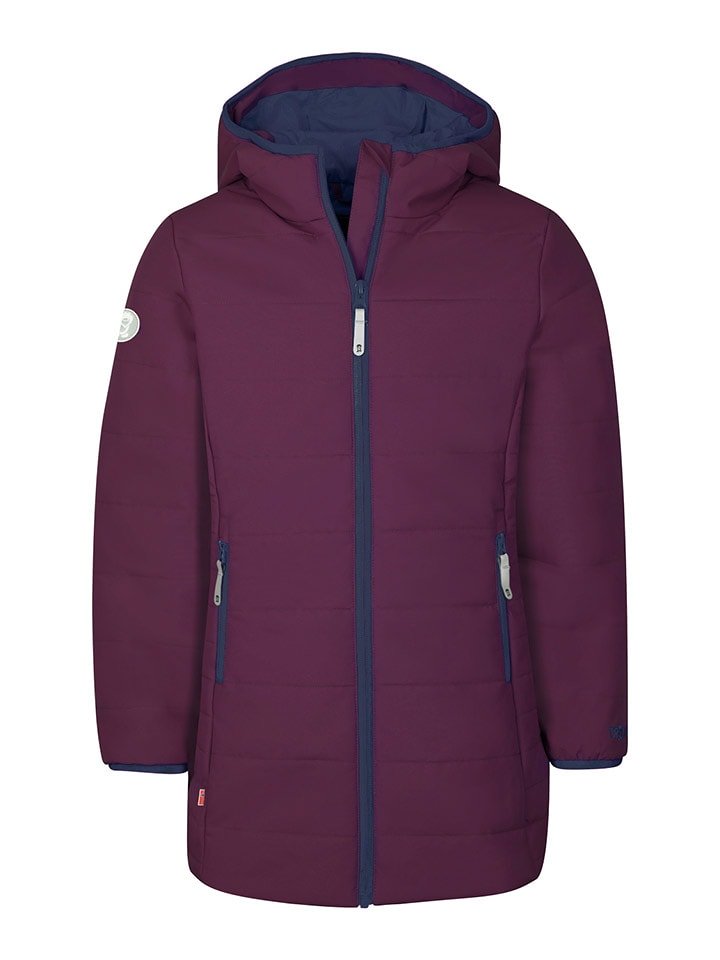 Trollkids Płaszcz zimowy "Stavanger" w kolorze fioletowym rozmiar: 164