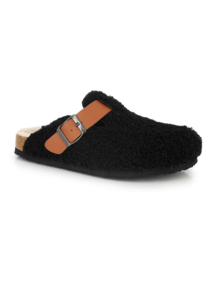 Kimberfeel Kapcie "Scarlett" w kolorze czarno-jasnobrązowym rozmiar: 37