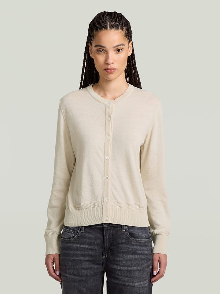 G-Star Kardigan w kolorze beżowym rozmiar: XXS