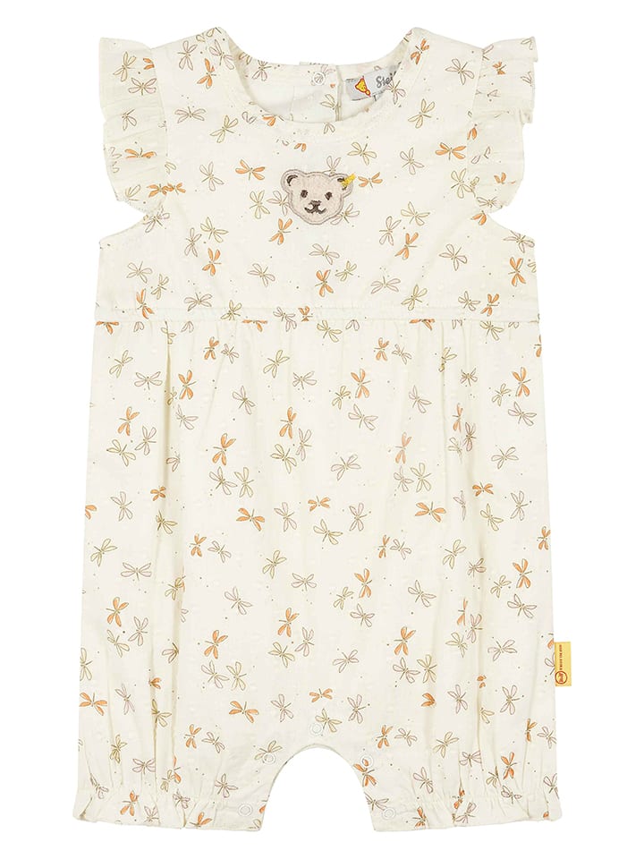 Steiff Rampers w kolorze kremowym rozmiar: 62