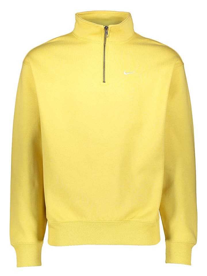 Nike Sportswear Bluza "Solo Swoosh" w kolorze żółtym rozmiar: XS