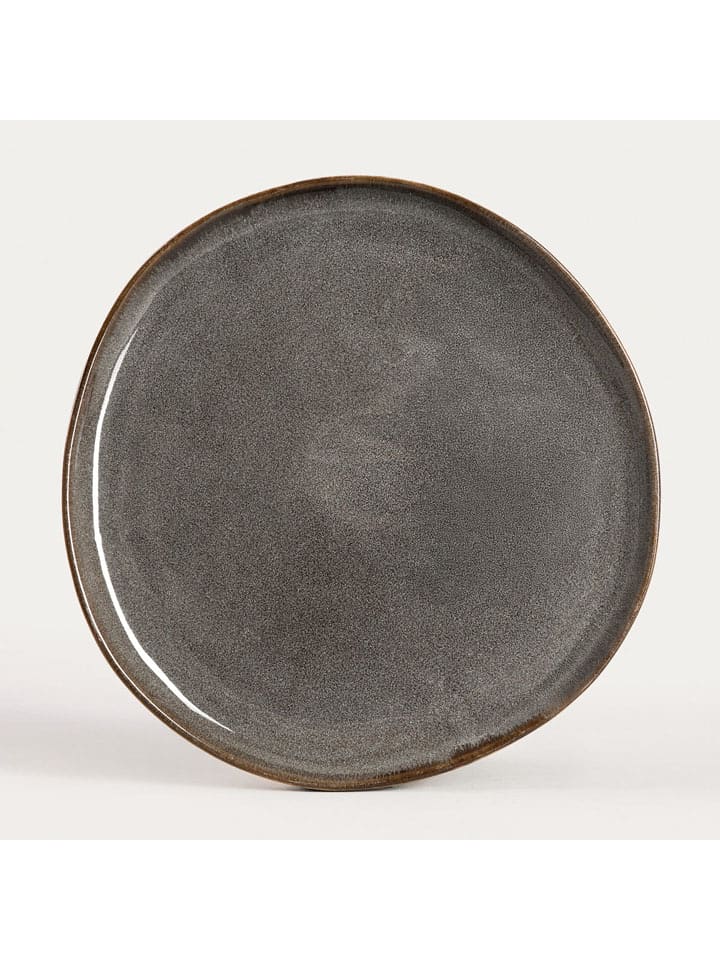 Homla Talerz obiadowy "Mystic" w kolorze szarym - Ø 27 cm rozmiar: onesize