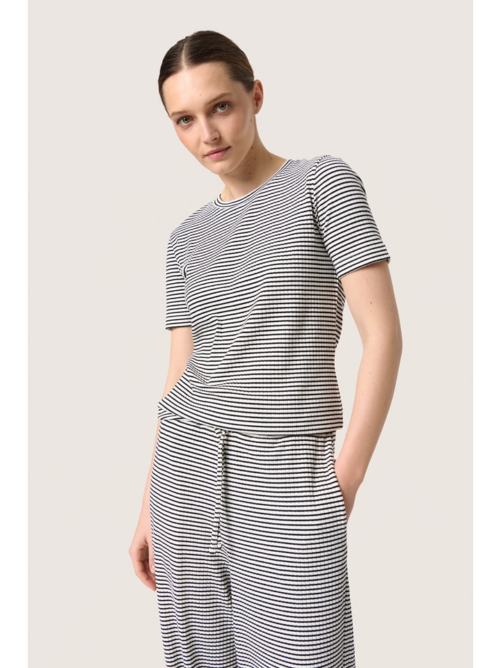 SAINT TROPEZ Koszulka "Soaked in Luxury" w kolorze czarnym rozmiar: XS