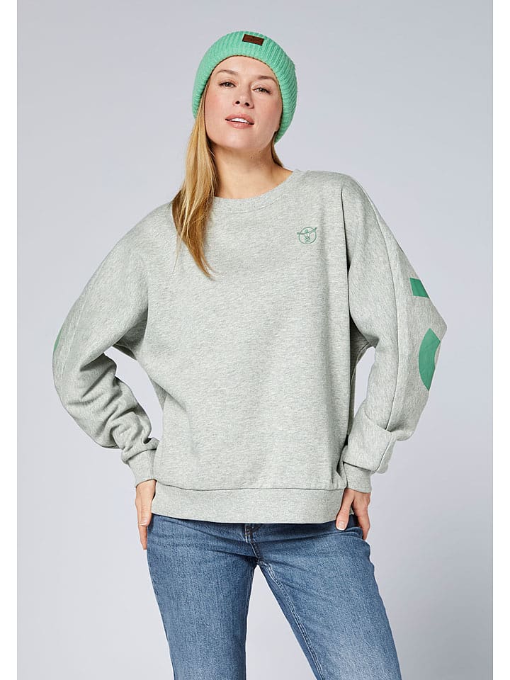 Chiemsee Bluza w kolorze szaro-zielonym rozmiar: XL