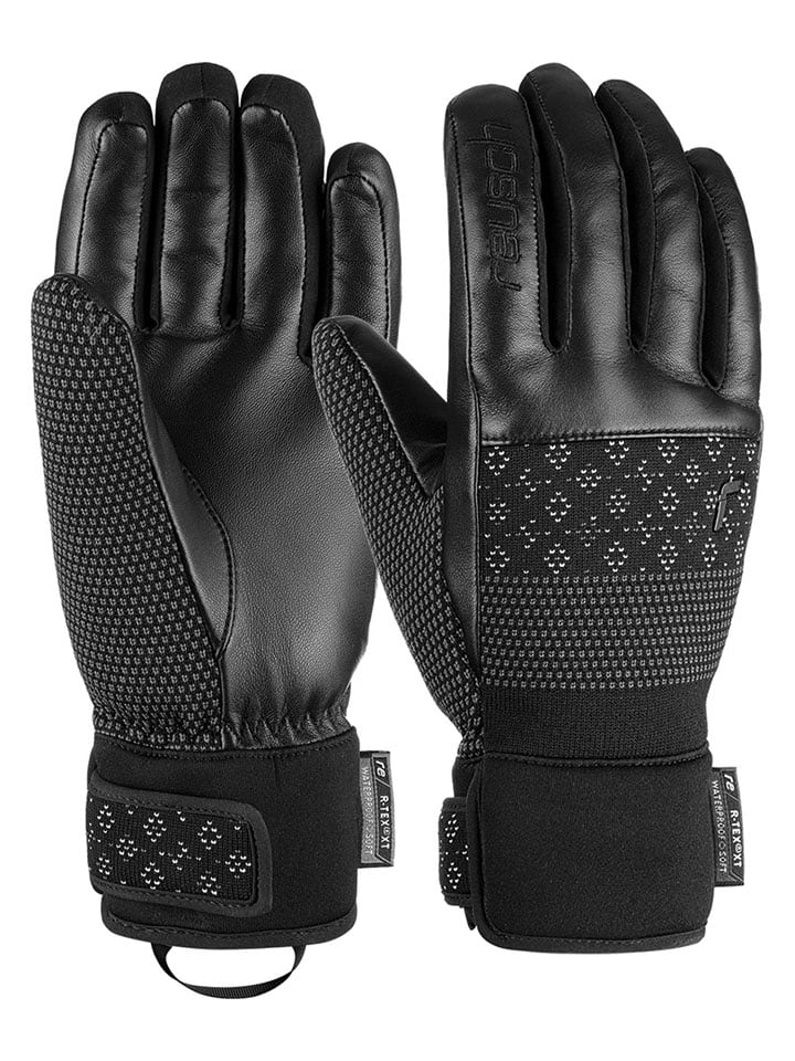 Reusch Rękawiczki funkcyjne "Elisabeth" w kolorze czarnym rozmiar: 7,5