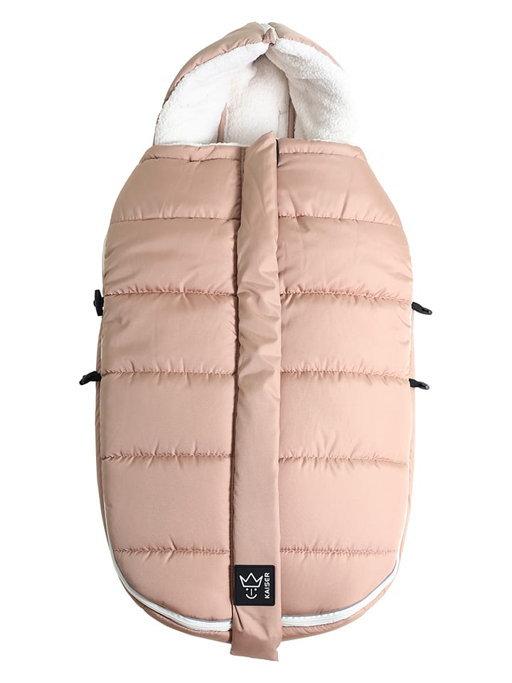 Kaiser Naturfellprodukte Śpiworek termiczny "Mila" w kolorze kremowym - 105 x 48 cm rozmiar: onesize