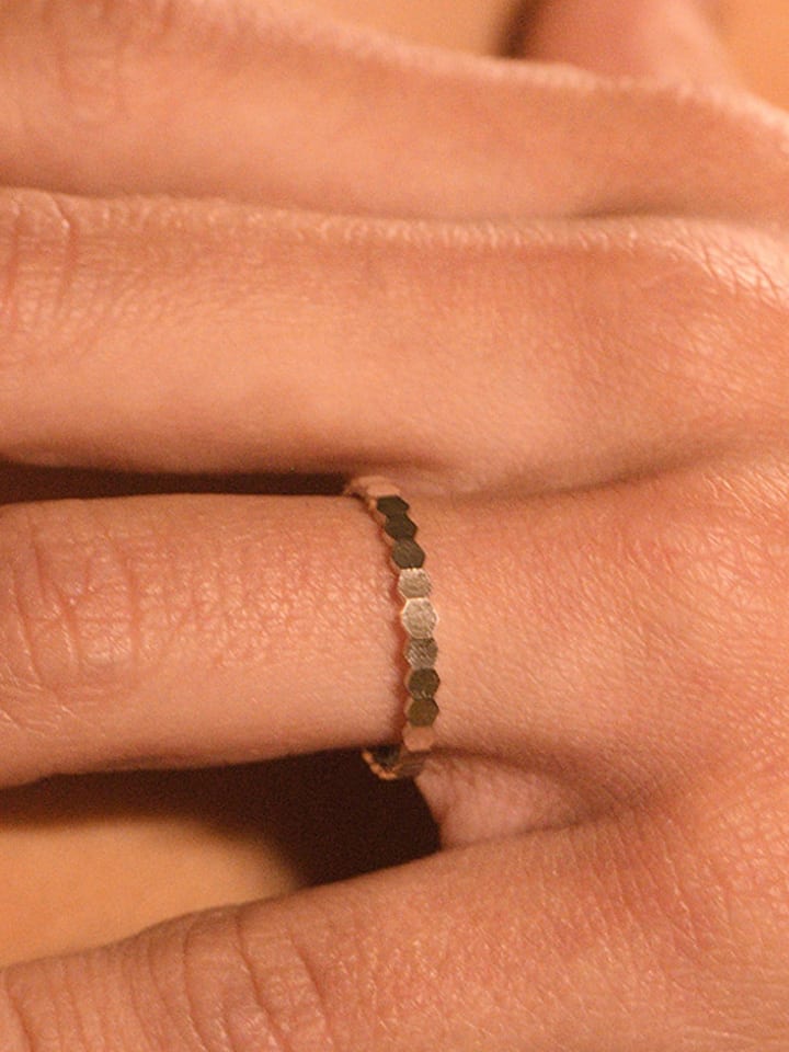 OR ÉCLAT Złoty pierścionek "Fiancée" rozmiar: 48