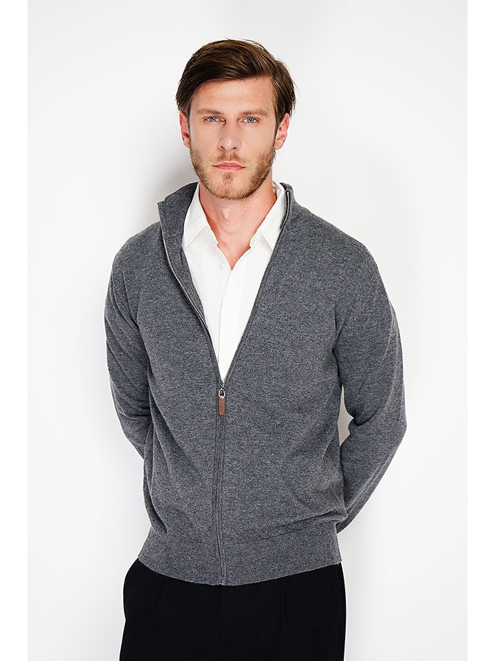 William de Faye Kardigan w kolorze szarym rozmiar: 50