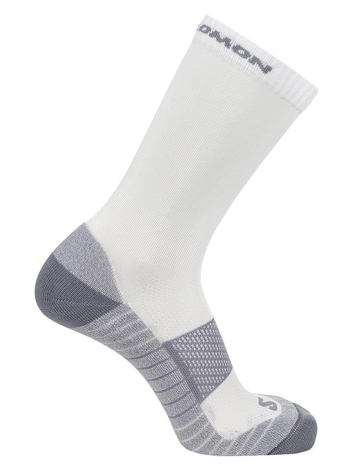 SALOMON Skarpety funkcyjne "Aero Crew" w kolorze białym rozmiar: 39-41