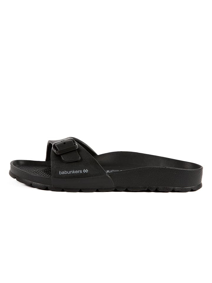 BABUNKERS Family Klapki w kolorze czarnym rozmiar: 37