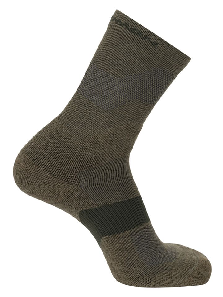 SALOMON Skarpety funkcyjne "X Ultra Crew" w kolorze khaki rozmiar: 42-44