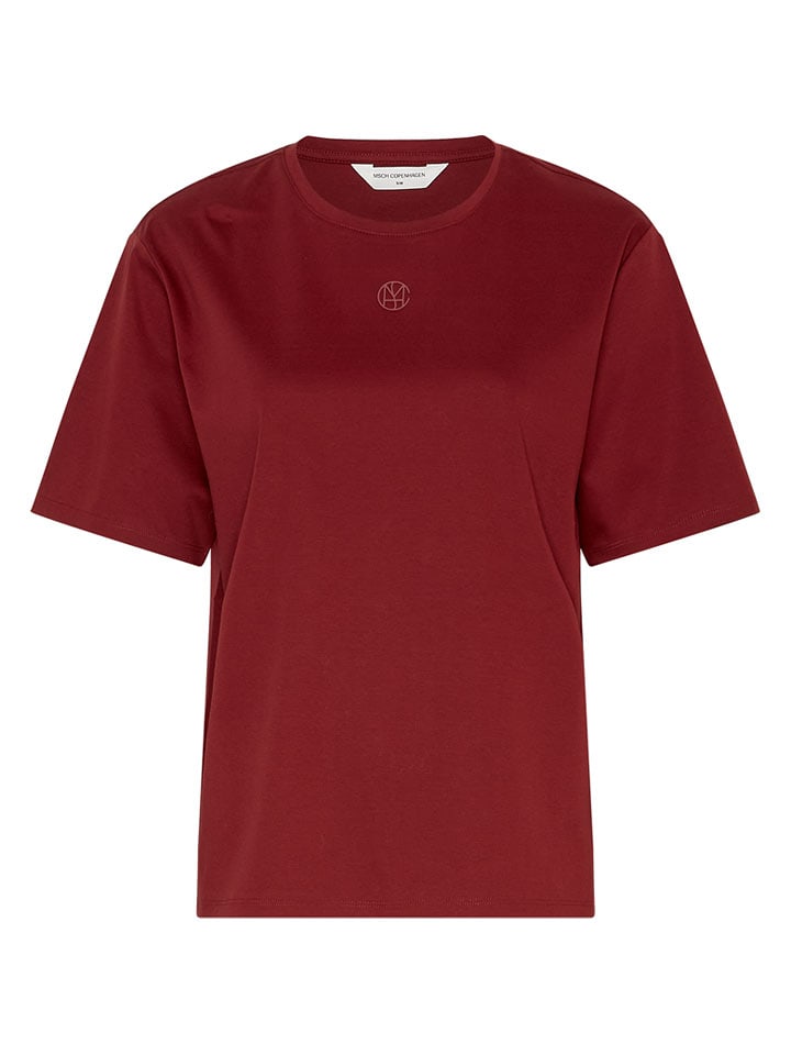 MOSS COPENHAGEN Koszulka w kolorze bordowym rozmiar: M/L