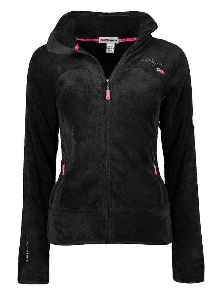 Geographical Norway Kurtka polarowa "Upaline" w kolorze czarnym rozmiar: L