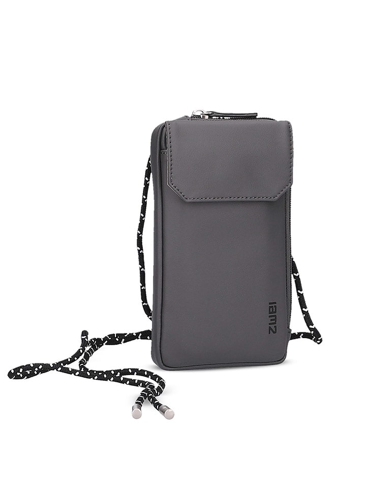 Zwei Torebka w kolorze antracytowym na telefon - 10 x 19 x 3 cm rozmiar: onesize