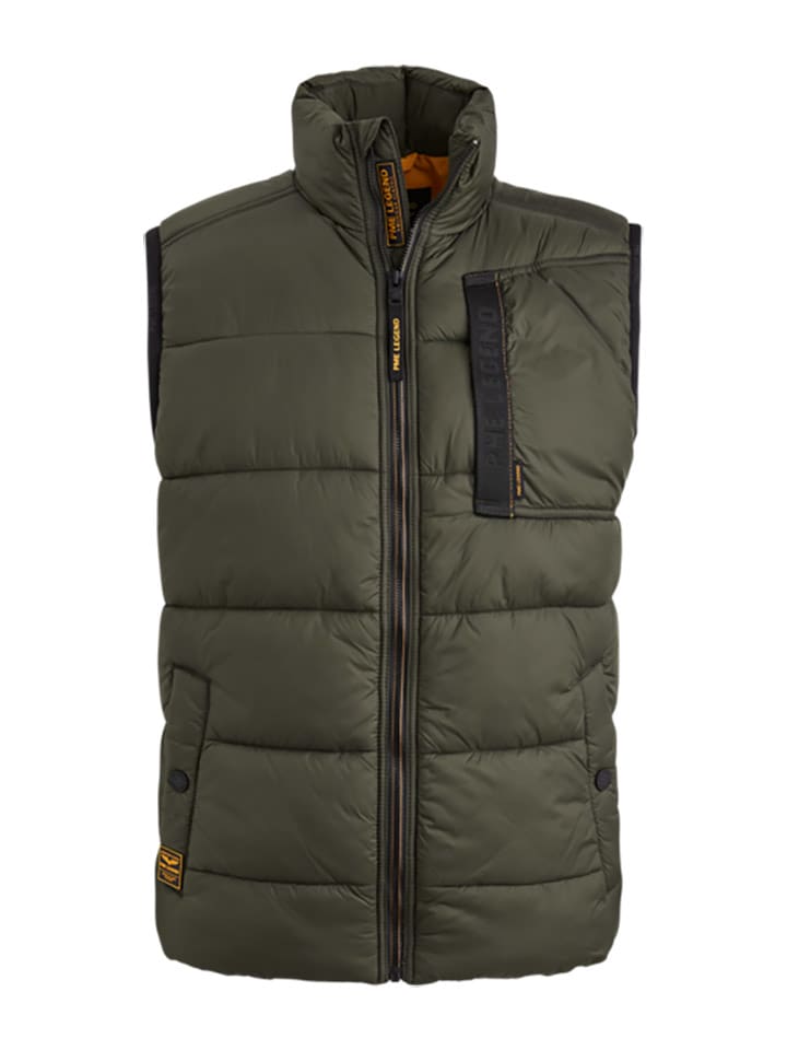 PME Legend Kamizelka pikowana w kolorze khaki rozmiar: L