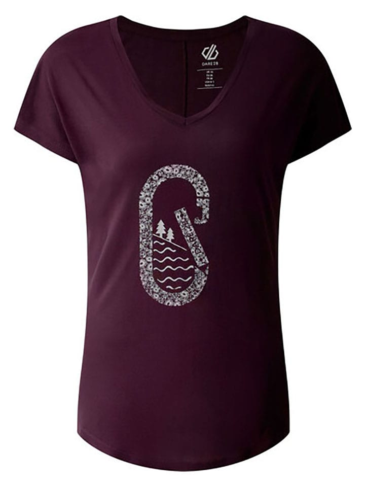 Dare 2b Koszulka sportowa "Serene Tee" w kolorze fioletowym rozmiar: 34