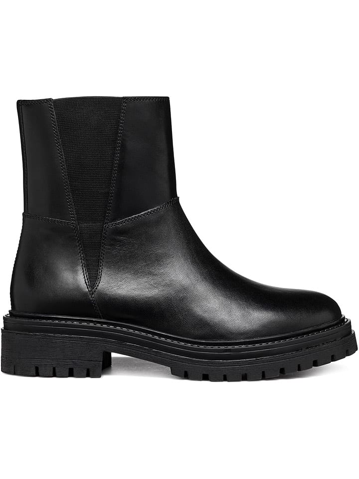 Geox Skórzane botki "Iridea" w kolorze czarnym rozmiar: 39