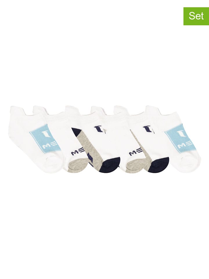 Messi Skarpety (6 par) w kolorze białym rozmiar: 31-34