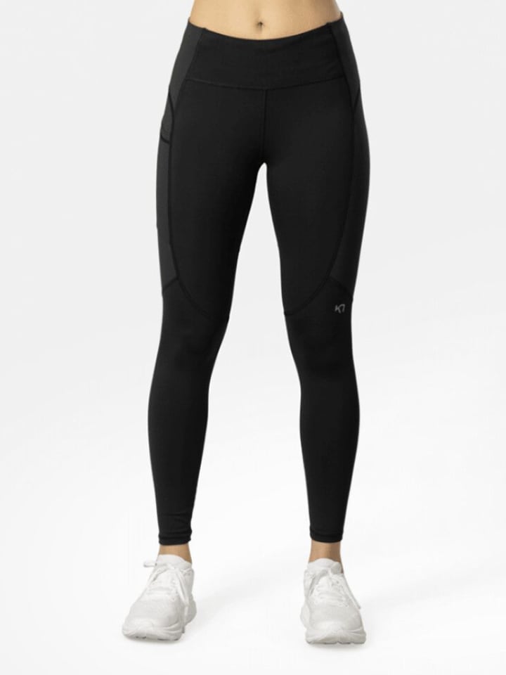 KARI TRAA Legginsy sportowe "Linnea" w kolorze czarnym rozmiar: M