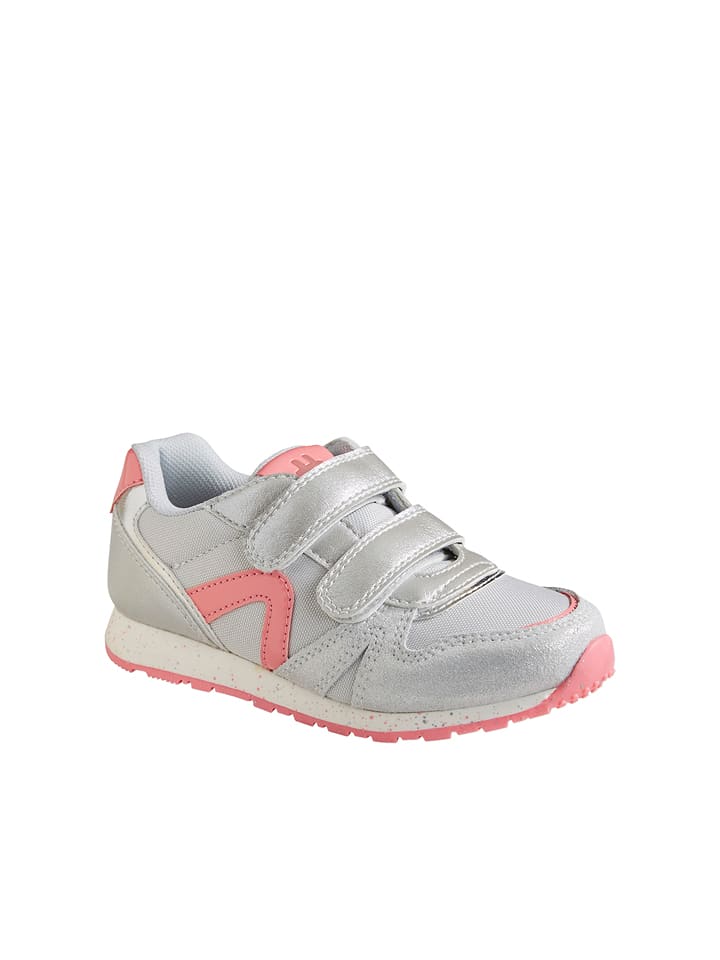vertbaudet Sneakersy w kolorze srebrno-jasnoróżowym rozmiar: 28